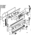 Backguard section