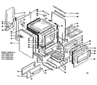 Kenmore 1199087210 body section diagram