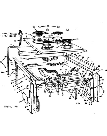Top section and outer body parts