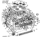 Kenmore 1554557290 top section & outer body parts diagram