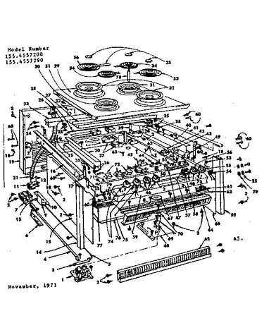 Top section & outer body parts