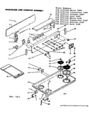 Backguard and cooktop assembly