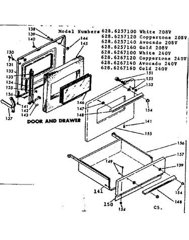 Door and drawer