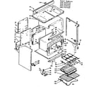 Kenmore 6289107220 body assembly diagram