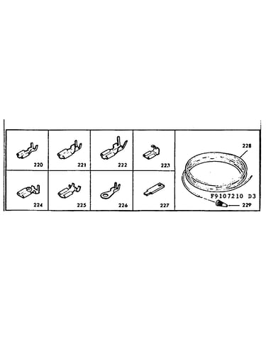 Wiring and wiring terminals