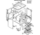 Kenmore 6289137240 body assembly diagram