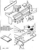 Backguard and cooktop assembly