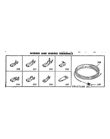 Wiring and wiring terminals