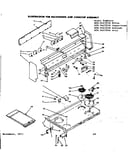 Backguard and cooktop assembly