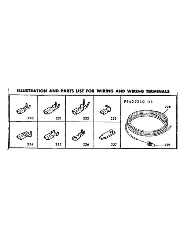 Wiring & wiring terminals