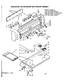 Backguard and cooktop assembly