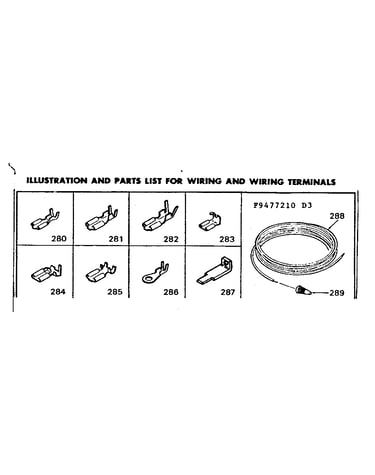 Wiring and wiring terminals