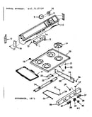 Backguard and main top section