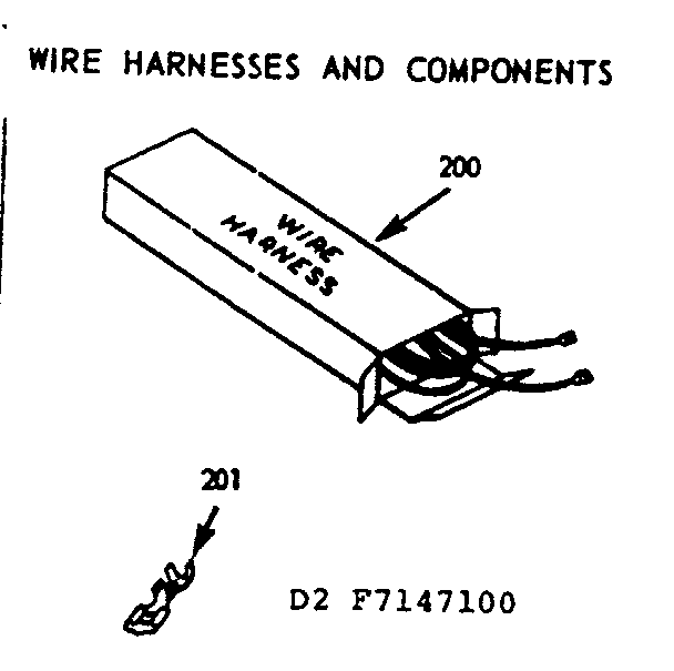 Wire harnesses and components