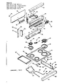 Backguard & main top section