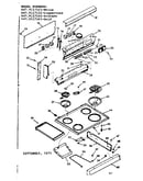 Backguard & main top section