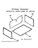 Catalytic oven liner kit