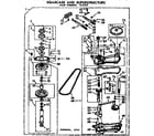 Kenmore 1107105950 gearcase/transmission diagram