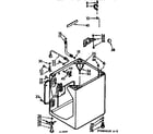 Kenmore 1107005668 cabinet parts diagram