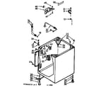 Kenmore 1107005619 cabinet parts diagram