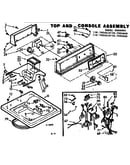 Top and console assembly