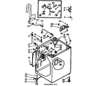 Kenmore 1107014022 cabinet parts diagram