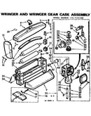 Wringer and wringer gear case assembly