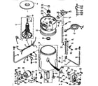 Kenmore 1107102900 machine sub-assembly diagram