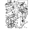 Kenmore 1107102900 wringer and wringer gear case assembly diagram