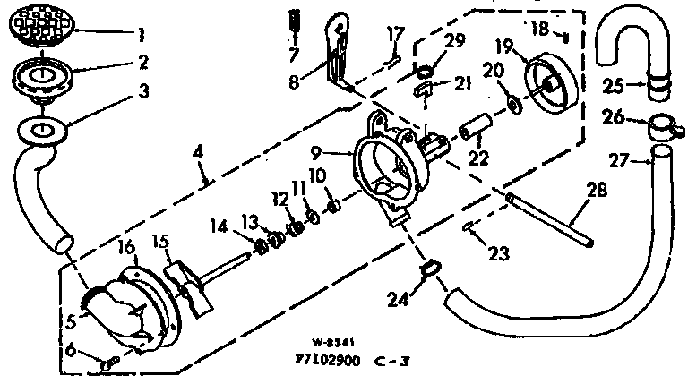 PUMP ASSEMBLY AND PUMP PARTS