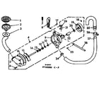 Kenmore 1107102900 pump assembly and pump parts diagram