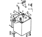 Kenmore 1107105621 cabinet parts diagram