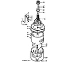 Kenmore 1107104621 tub & basket assembly diagram