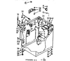 Kenmore 1107104802 cabinet parts diagram