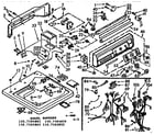 Kenmore 1107104852 top and console assembly diagram