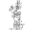Kenmore 1107105901 tub & basket assembly diagram