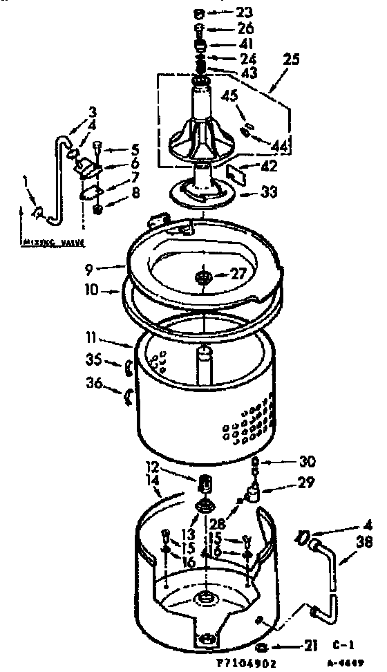 TUB AND BASKET ASSEMBLY