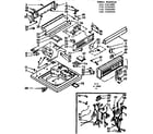 Kenmore 1107105953 top and console assembly diagram