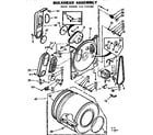 Kenmore 1107107800 bulkhead assembly diagram