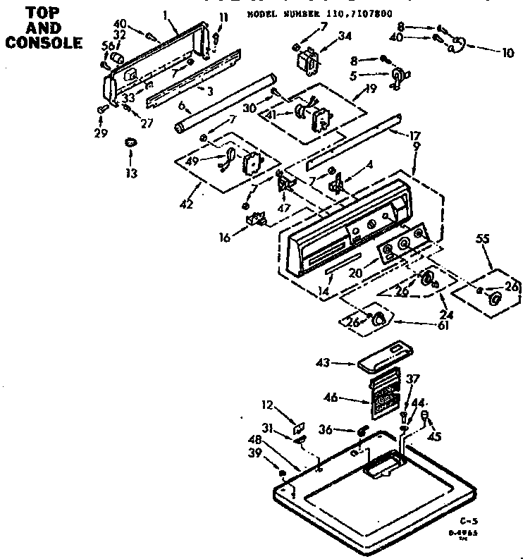 Top and console