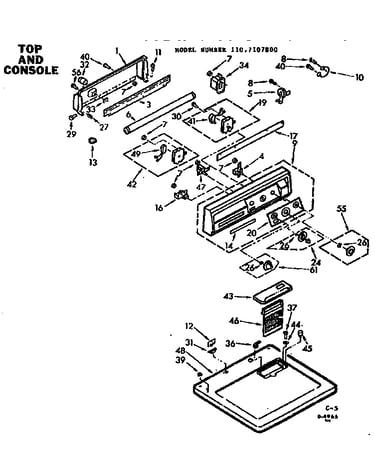 Top and console