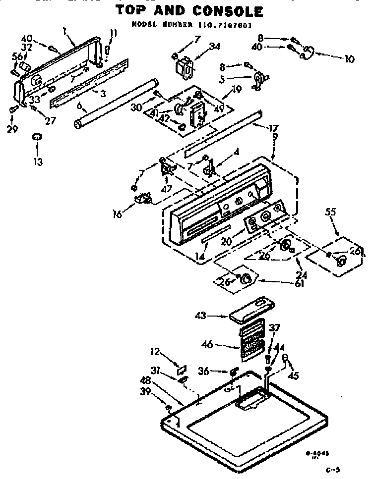 Top and console