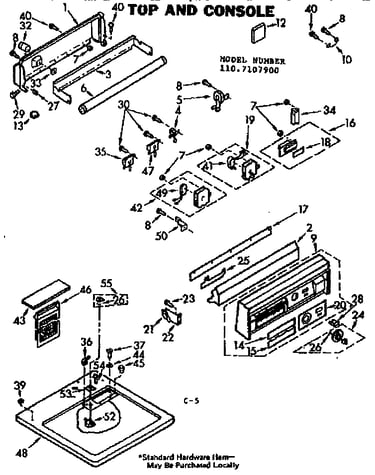 Top and console