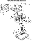 Top and console assembly