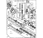 Kenmore 1107109500 transmission assembly diagram