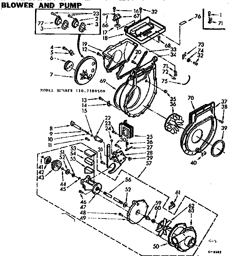 BLOWER AND PUMP