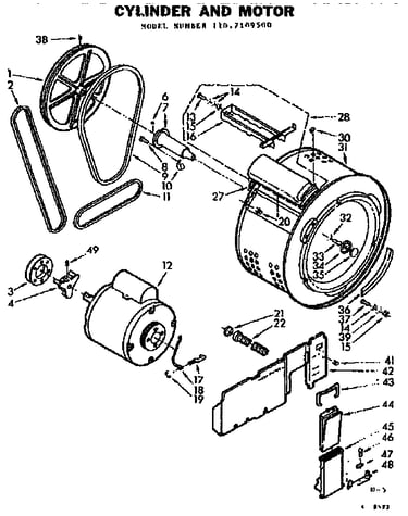Cylinder and motor