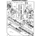 Kenmore 1107109710 transmission assembly diagram