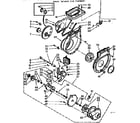 Kenmore 1107109900 blower and pump diagram