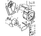Kenmore 1107109900 cylinder and motor diagram
